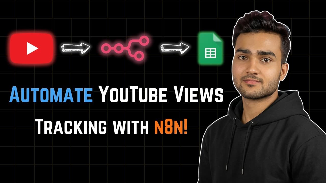 Track YouTube Views in Google Sheets Daily | n8n Automation Tutorial