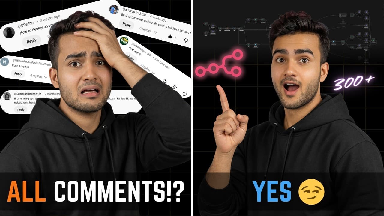 I Built an AI System That Replies to ALL YouTube Comments using n8n!